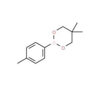 4-Methylbenzeneboronic acid neopentyl glycol ester (CAS 380481-66-3) - chemical structure image