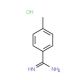 4-Methylbenzenecarboximidamide hydrochloride (CAS 6326-27-8) - chemical structure image