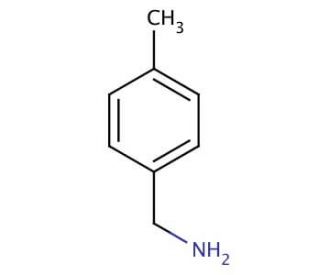 4-Methylbenzylamine (CAS 104-84-7) - chemical structure image