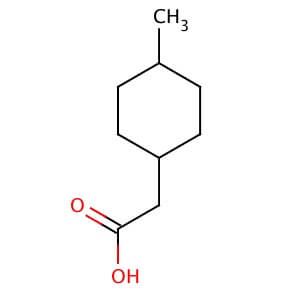 4-Methylcyclohexaneacetic acid, mixture of cis and trans | CAS 6603-71 ...