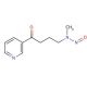 4-(Methylnitrosamino)-1-(3-pyridyl)-1-butanone (CAS 64091-91-4) - chemical structure image