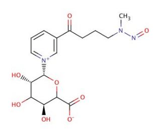 4-(Methylnitrosamino)-1-(3-pyridyl)-1-butanone N-&beta;-D-Glucuronide (CAS 350508-26-8) - chemical structure image