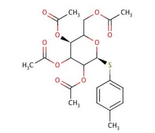4-Methylphenyl 2,3,4,6-Tetra-O-acetyl-thio-D-galactopyranoside - chemical structure image
