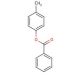 4-Methylphenyl benzoate (CAS 614-34-6) - chemical structure image