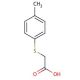 4-Methylphenylthioacetic acid (CAS 3996-29-0) - chemical structure image