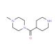 (4-Methylpiperazin-1-yl)piperidin-4-yl-methanone (CAS 63214-56-2) - chemical structure image