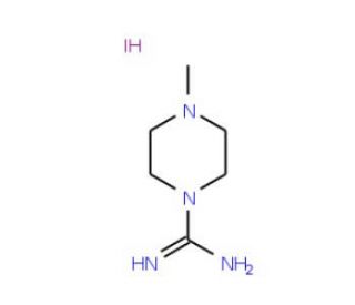 4-Methylpiperazine-1-carboximidamide hydroiodide (CAS 77723-03-6) - chemical structure image