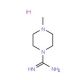 4-Methylpiperazine-1-carboximidamide hydroiodide (CAS 77723-03-6) - chemical structure image