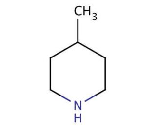 4-Methylpiperidine (CAS 626-58-4) - chemical structure image