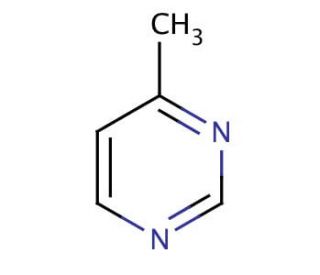 4-Methylpyrimidine (CAS 3438-46-8) - chemical structure image
