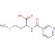 4-Methylsulfanyl-2-[(pyridine-3-carbonyl)-amino]-butyric acid - chemical structure image