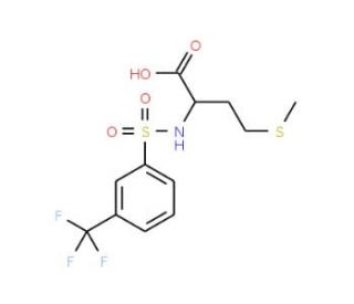 4-Methylsulfanyl-2-(3-trifluoromethyl-benzenesulfonylamino)-butyric acid - chemical structure image