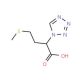 4-Methylsulfanyl-2-tetrazol-1-yl-butyric acid - chemical structure image