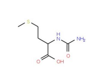 4-Methylsulfanyl-2-ureido-butyric acid (CAS 30411-84-8) - chemical structure image