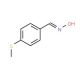 4-Methylsulfanyl-benzaldehyde oxime (CAS 93033-60-4) - chemical structure image