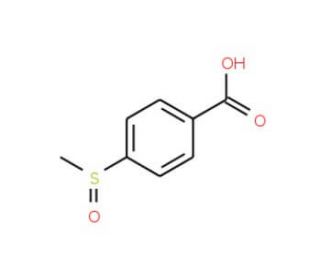 4-(methylsulfinyl)benzoic acid (CAS 33963-58-5) - chemical structure image