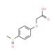 [4-(Methylsulfinyl)phenoxy]acetic acid - chemical structure image