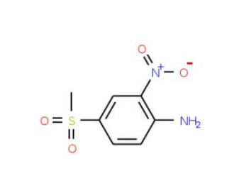 4-(Methylsulfonyl)-2-nitroaniline (CAS 21731-56-6) - chemical structure image