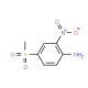 4-(Methylsulfonyl)-2-nitroaniline (CAS 21731-56-6) - chemical structure image