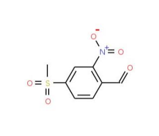 4-(Methylsulfonyl)-2-nitrobenzaldehyde (CAS 849035-66-1) - chemical structure image