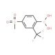 4-(Methylsulfonyl)-2-(trifluoromethyl)phenylboronic acid (CAS 1072946-16-7) - chemical structure image