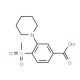 4-Methylsulfonyl-3-(piperidin-1-yl)benzoic acid - chemical structure image