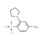 4-Methylsulfonyl-3-(pyrrolidin-1-yl)aniline - chemical structure image