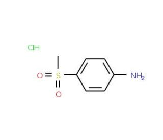 4-(Methylsulfonyl)aniline hydrochloride (CAS 177662-76-9) - chemical structure image