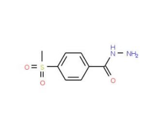 4-(methylsulfonyl)benzohydrazide - chemical structure image