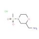 [4-(Methylsulfonyl)morpholin-2-yl]methylaminehydrochloride - chemical structure image