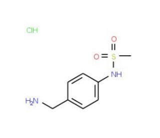 4-(Methylsulfonylamino)benzylamine hydrochloride (CAS 128263-66-1) - chemical structure image