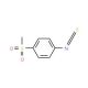 4-Methylsulfonylphenylisothiocyanate (CAS 15863-56-6) - chemical structure image