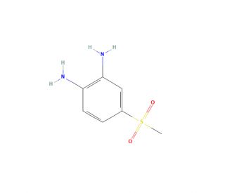 4-(Methylsulphonyl)benzene-1,2-diamine (CAS 21731-57-7) - chemical structure image