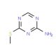 4-(Methylthio)-1,3,5-triazin-2-amine (CAS 27282-89-9) - chemical structure image