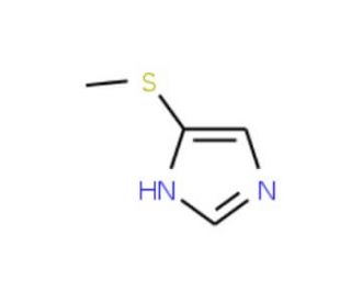 4-(Methylthio)-1H-imidazole (CAS 83553-60-0) - chemical structure image