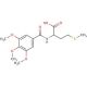 4-(methylthio)-2-[(3,4,5-trimethoxybenzoyl)amino]butanoic acid - chemical structure image