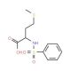 4-(methylthio)-2-[(phenylsulfonyl)amino]butanoic acid (CAS 51786-15-3) - chemical structure image
