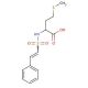 4-(methylthio)-2-({[2-phenylvinyl]sulfonyl}amino)butanoic acid - chemical structure image