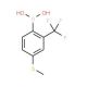 4-(Methylthio)-2-(trifluoromethyl)phenylboronic acid (CAS 1072945-99-3) - chemical structure image