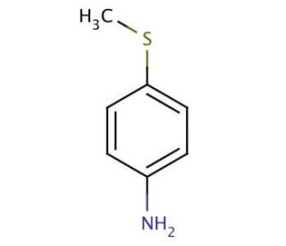 4-(Methylthio)aniline (CAS 104-96-1) - chemical structure image