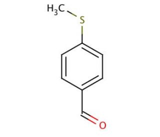 4-(Methylthio)benzaldehyde (CAS 3446-89-7) - chemical structure image