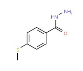 4-(Methylthio)benzhydrazide (CAS 81104-42-9) - chemical structure image