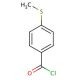 4-(Methylthio)benzoyl chloride (CAS 1442-06-4) - chemical structure image