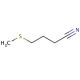 4-(Methylthio)butylnitrile 的分子结构, CAS编号: 59121-24-3 4-(Methylthio)butylnitrile (CAS 59121-24-3) - chemical structure image