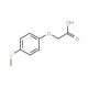 [4-(Methylthio)phenoxy]acetic acid (CAS 15267-49-9) - chemical structure image