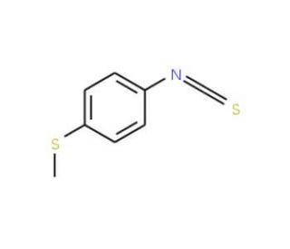 4-(Methylthio)phenyl isothiocyanate (CAS 15863-41-9) - chemical structure image