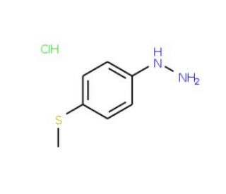 4-(Methylthio)phenylhydrazine hydrochloride (CAS 35588-53-5) - chemical structure image
