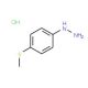 4-(Methylthio)phenylhydrazine hydrochloride (CAS 35588-53-5) - chemical structure image