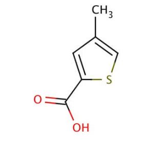 4-Methylthiophene-2-carboxylic acid (CAS 14282-78-1) - chemical structure image