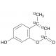 4-Methylumbelliferone-13C4 (CAS 1569304-40-0) - chemical structure image